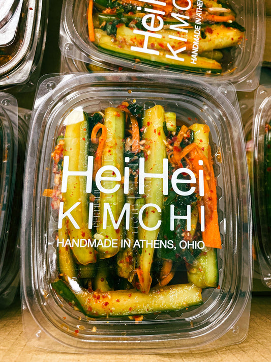 Cucumber Kimchi training wheels