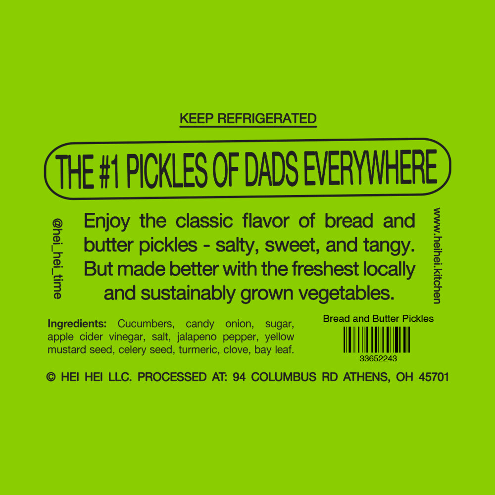 Bread and Butter Pickles