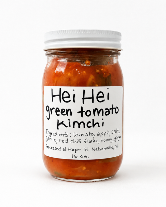 Green Tomato Kimchi